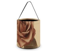 VTCTOASY Sacs à friandises pour Halloween, sac fourre-tout d'Halloween, seaux à bonbons avec cœurs violets, sacs cadeaux pour Halloween, rose vintage, taille unique