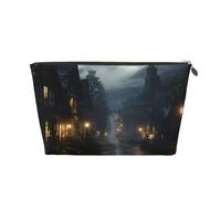 VTCTOASY Trousse de maquillage pour femme - Grande capacité - En cuir synthétique - Étanche - Jolie et esthétique - Fermeture éclair, doré, One Size