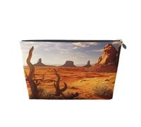 VTCTOASY Trousse de maquillage pour femme - Grande capacité - En cuir synthétique - Étanche - Jolie et esthétique - Fermeture éclair, Argenté, One Size