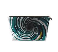 VTCTOASY Trousse de maquillage pour femme - Grande capacité - En cuir synthétique - Étanche - Jolie et esthétique - Fermeture éclair, doré, One Size