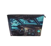 VTCTOASY Trousse de maquillage pour femme - Sac de maquillage portable de grande capacité en cuir synthétique imperméable - Trousse de toilette mignonne et esthétique à fermeture éclair, Argenté, One