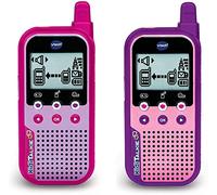 VTech-123-518557 VTech-KidiTalkie 6 en 1, Walkie Talkie, envía Mensajes y Juega con una conexión Segura, perfecto para mantener las distancias al hablar, versión ESP, color rosa (3480-518557)