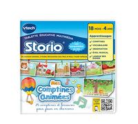 VTech - 233305 - Jeu Educatif Electronique - Storio - Mes Comptines Animées avec Nino Et Nina