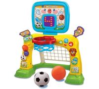 VTech 3-in-1 Sports Centre, Baby Interactive Toy with Colours and Sounds, Educational Games for Kids, Learning with Role-Play, Suitable for Baby Boys and Girls from 12 to 36 Months (Yellow/Blue)