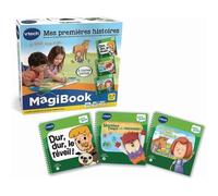 VTech 80-488805 MagiBook, Pack 3 Livres Éducatifs Mes Premières Histoires, Pages Illustrées et Tactiles, Tout Niveau, Cadeau Garçon et Fille de 2 Ans à 7 Ans - Contenu en Français, Multicolore