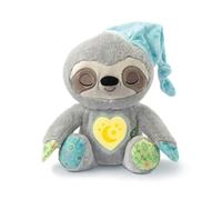 VTech 548205 Mon Paresseux Rêves Merveilleux, Peluche Bébé Interactive et Apaisante, Tête Animée, Veilleuse, Musique Douce, Bruits Blancs et Sons de la Nature, Cadeau de Naissance, Multicolore