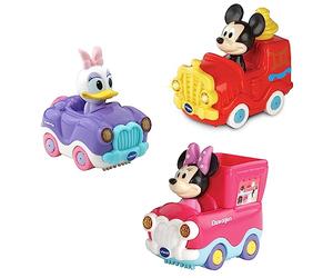 Vtech 80-406504 TUT TUT Baby Flitzer - Disney Set 2 (Camion de Pompier de Mickey, Camion de Glace Minnie, Daisys Cabriolet)