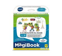 VTech 80-462405 MagiBook, Livre Éducatif Enfant À la Découverte du Monde, Pages Illustrées et Tactiles, Niveau 2, Cadeau Garçon et Fille de 4 Ans à 8 Ans - Contenu en Français, 17.8 x 1.8 x 18.7 cm