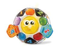 VTech-80-509122 Balle de Football Souple Interactive avec Plus de 45 mélodies, Sons, chansons et Phrases, favorise la Stimulation sensorielle, Multicolore (3480-509122)
