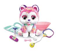 VTech 80-529765 Rainbow, Mon Chiot Bobo, Peluche Interactive à Soigner, Jouer au vétérinaire - Version FR, Multicolore
