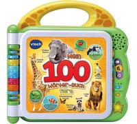 Vtech 80-609544 Livre De 100 Mots : Animaux, Livre De Bébé Bilingual, Apprentissage Anglais