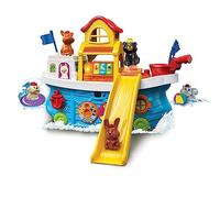 VTech Arche de bébé Animaux Tous embarqués, Jouet de Rampe, Playset interactif pour Enfants à partir de 1 an, Mode Bateau et Mode Maison, Version ESP