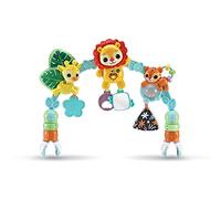 VTech - Arche d'Éveil Musicale des Baby Loulous, Arche de Poussette - 3/24 Mois- Aches, 4 Objets, 3 animeaux, Piles Version FR