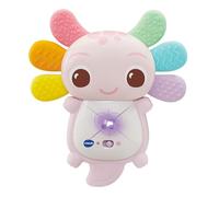 VTech Axel Tenero Massage des gencives Interactif avec lumières et mélodies pour la dentition pour bébé, branchies colorées en silicone souple, langue italienne, piles incluses, 3-24 mois