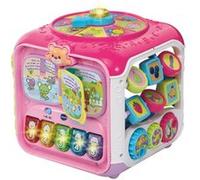 VTECH BA SUPER CUBE DES DECOUVERTES ROSE Rose G