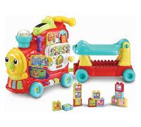 VTech -Baby 3480-547822 - Maxi Train ABC de Promenade, Trotteur, Chariot et corridors pour Apprendre à Marcher - Jouet bébé à partir de 1 an - Multicolore, Version ESP