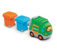 Vtech Baby 80-187764 - Tut Bolides - Voiture et poubelle 2 Poubelles, Multicolore