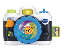 VTech -Baby Appareil Photo Reflex pour bébé Photos et Souvenirs, Jouet Vintage pour bébés à partir de 9 Mois, caméra Interactive, 2 Modes de Jeu, Version ESP