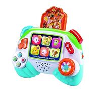 VTech Baby Console des Découvertes, Joystick Interactif pour bébés, Apprendre Les Animaux et l'alphabet en Italien et en Anglais, Jeu pour bébé avec Boutons réalistes, Batteries incluses, 9-36 Mois