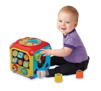 VTech - Super Cube des Découvertes â€“ Cube Dâ€™Activités Bébé, Jouet Dâ€™Ã‰Veil â€“ 9/36 Mois - Contenu en Français