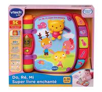 VTECH BABY DO, RE, MI, SUPER LIVRE ENCHANTE ROSE