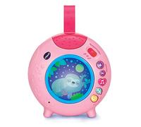 VTech -Baby Dormez avec Moi, projecteur Portable pour Berceau, Jouet pour bébés à partir de 0 Mois, Rose, Version ESP