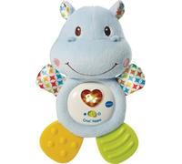 VTECH BABY - Hochet Croc'Hippo - Peluche Texturée Bleue