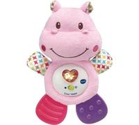 VTECH BABY - Hochet Croc'Hippo - Peluche Texturée Rose