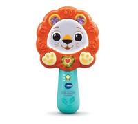 VTech - Hochet Miroir Lumi Lion, Hochet Bébé Miroir à Main, Jouet d'Éveil Interactif et Musical, Cadeau Bébé Dès 9 Mois - Contenu en Français