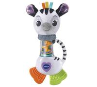 VTech -Baby Hochet zèbre pour bébés à partir de 3 mois, adorable hochet conçu pour stimuler les sons et la motricité, premiers stades de développement, version ESP