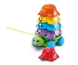 VTech -Baby Jouet empilable coloré Motif Tortues Arc-en-Ciel pour bébés à partir de 12 Mois