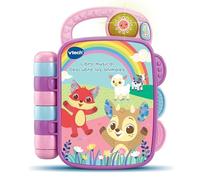 VTech -Baby Livre musical Découvrez les animaux, livre pour enfants à partir de 6 mois, pages interactives, apprentissage de la météo, des vêtements, des animaux, des couleurs, version ESP