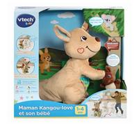 VTech Peluche interactive Maman Kangou-Love et son bébé pour bébé