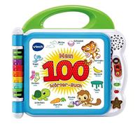 VTech Baby Mon Livre de 100 Mots - Livre d'images interactif pour Apprendre Les Premiers Mots avec 12 Pages bilinguales en Allemand - pour Les Enfants de 2 à 5 Ans