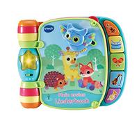 VTech Baby Mon Premier Livre de chansons - Livre coloré avec 6 Pages et éléments Mobiles pour Jouer, écouter et Chanter - pour Les Enfants de 6 à 36 Mois