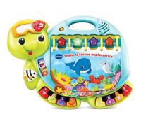 VTech - Mon Super Imagier des Découvertes, Livre Interactif Enfant, Livre Musical Tortue - Contenu en Français