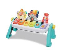 VTech - Mon Super Piano des Découvertes - Jouet Musical 3 en 1 - Clavier Piano Bébé Inclinable avec 3 Partitions de Musique et 2 Hochets Instruments - Cadeau Bébé Dès 9 Mois - Contenu en Français