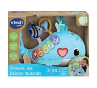 VTECH OCÉANE, MA BALEINE MUSICALE (BOUTEILLES PLASTIQUES RECYCLÉES)