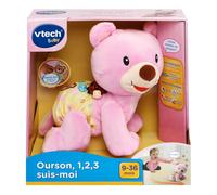 VTECH BABY - Ourson, 1,2,3 Suis-Moi - Rose
