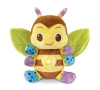 VTech - Maëlle, Mon Abeille des Découvertes, Peluche Bébé Interactive et Musicale Fabriquée avec des Matériaux Plus Durables, Marionnette Bébé, Cadeau de Naissance Dès 3 Mois - Contenu en Français