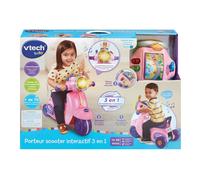 VTECH BABY PORTEUR SCOOTER INTERACTIF 3 EN 1 ROSE