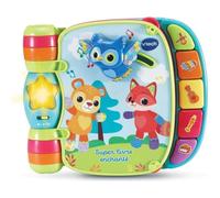 VTech - Super Livre Enchanté des Baby Loulous Bleu, Livre Interactif Bébé - 6 /36 Mois - Contenu Français