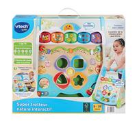 VTech – Trotteur – Super Trotteur Nature Interactif – partie bois certifiée FSC® – Multicolore