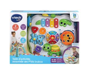 VTECH BABY TABLE D'ACTIVITIÉS SENSORIELLE DES P'TITS LOULOUS