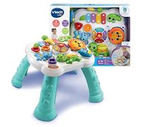 VTech -Baby Table de développement sensorielle pour Enfants avec Plusieurs Jeux, Panneau interactif Amovible, activité Musicale et évolutive, Cadeau pour bébés à partir de 9 Mois, Version ESP