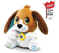VTech - Toutou Parle avec Moi, Jouet Chien Interactif Qui Répète, Bouge la Tête et Les Oreilles, Peluche Bébé à Fonctions, Jeu Évolutif et Éducatif, Cadeau Enfant Dès 1 an - Contenu en Français