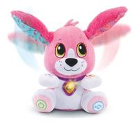 VTech - Toutou Parle avec Moi Rose, Jouet Chien Interactif Qui Répète, Bouge la Tête et Les Oreilles, Peluche Bébé à Fonctions, Jeu Évolutif et Éducatif, Cadeau Enfant Dès 1 an - Contenu en Français