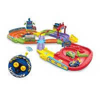 VTech Baby TUT TUT Baby Flitzer - Circuit Automobile RC - Kit de Jeu interactif avec Voiture de Course, Musique, Phrases et Sons passionnants - pour Enfants de 1 à 5 Ans