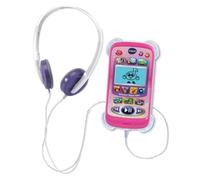 VTech - Baladeur Magic Light Rose, Baladeur Musical Enfant avec Casque Audio, Écran Rétroéclairé, Effets Lumineux, Musiques et Jeux Éducatifs, Cadeau Enfant de 3 Ans à 6 Ans - Contenu en Français