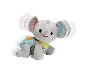 Vtech Bébé à Quatre Pattes avec Moi éléphant - Peluche Interactive Qui Rampe, Compte, Parle et Chante Seul - pour Les Enfants de 9 à 36 Mois, 1 pièce